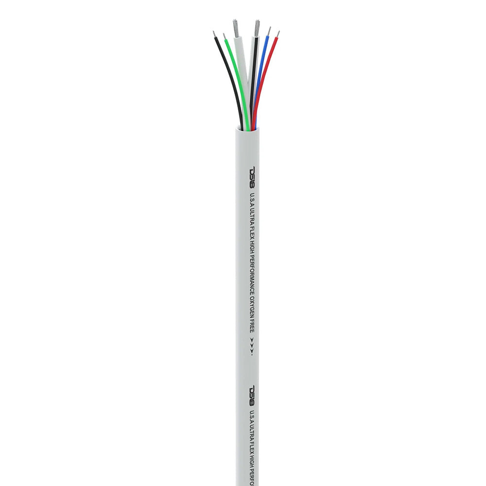 DS18 Marine Tinned OFC 18GA RGB Wire w/16GA Speaker Wire - 100' Spool