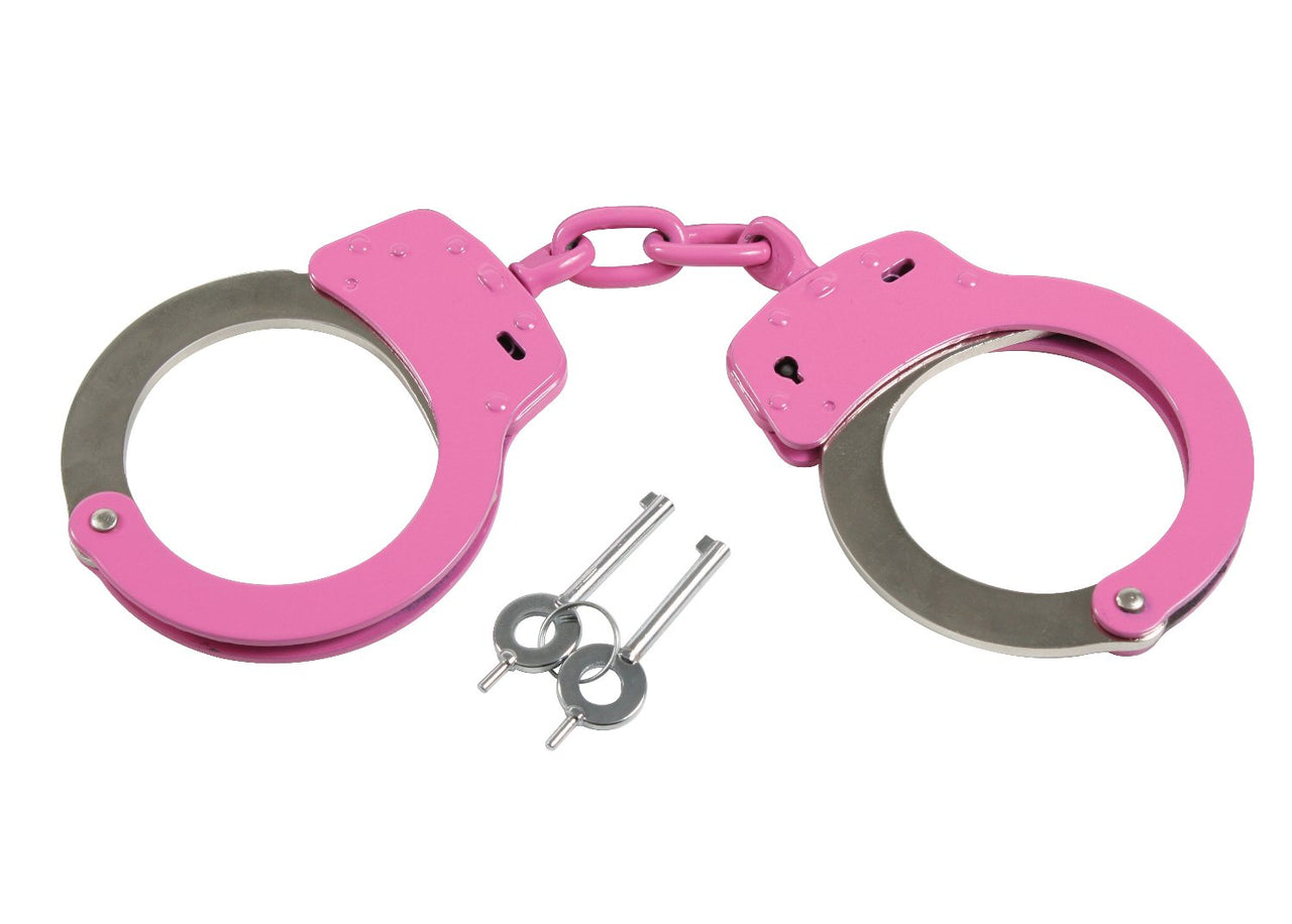 Rothco Pink Handcuffs With Belt Loop Pouch
