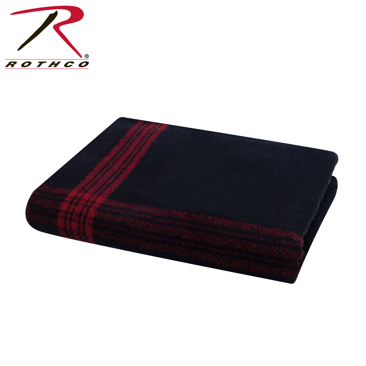 Rothco Striped Outdoor Wool Blanket