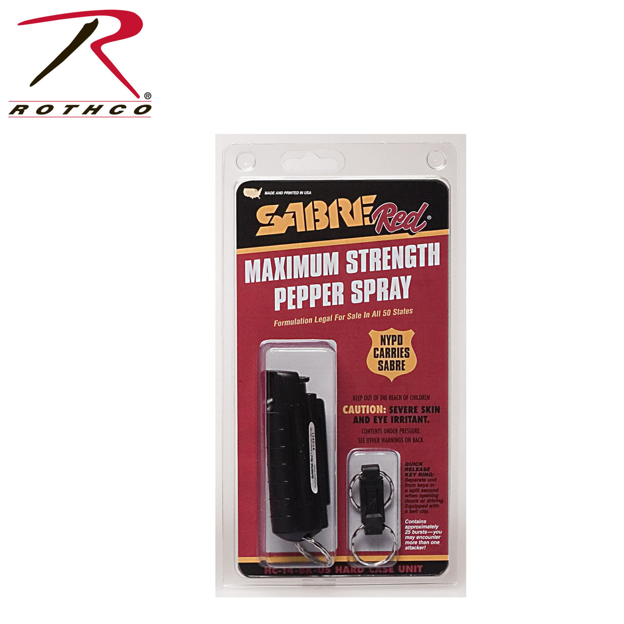 Sabre Pepper Gas w/ Hard Case ''Special Formula'' HC-14-US