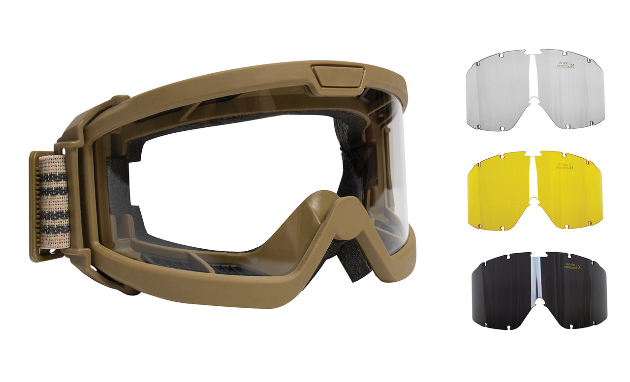 Rothco ANSI Ballistic OTG Goggle System