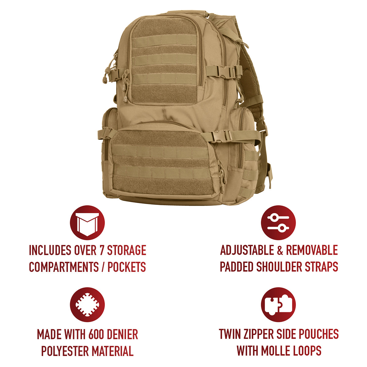 Rothco Multi-Chamber MOLLE Assault Pack