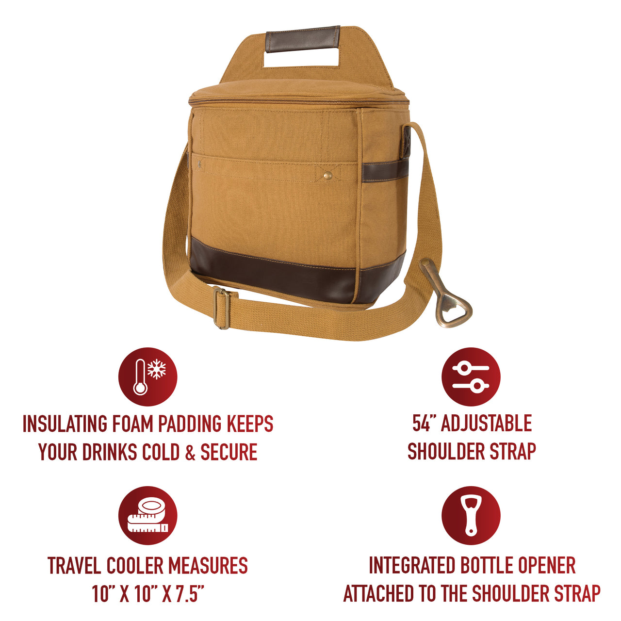 Rothco Canvas Insulated Cooler Bag