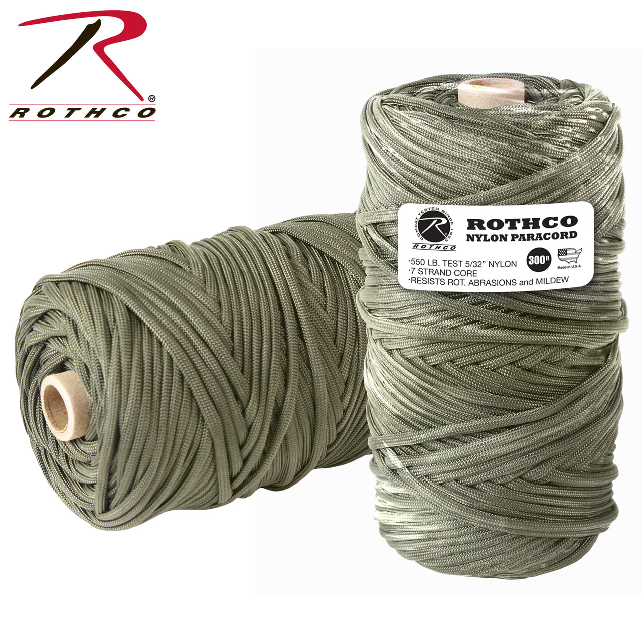 Rothco Nylon Paracord 550lb 300 Ft Tube