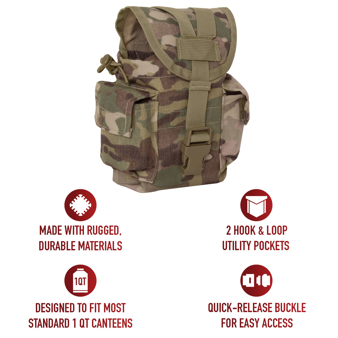 Rothco MOLLE II Canteen & Utility Pouch