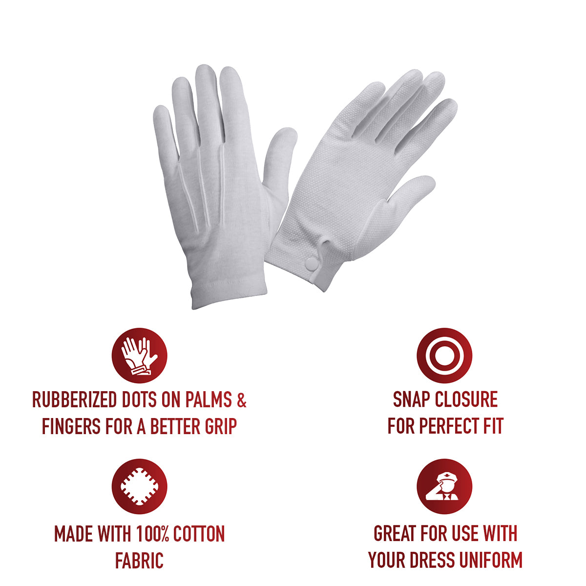 Rothco Gripper Dot Parade Gloves