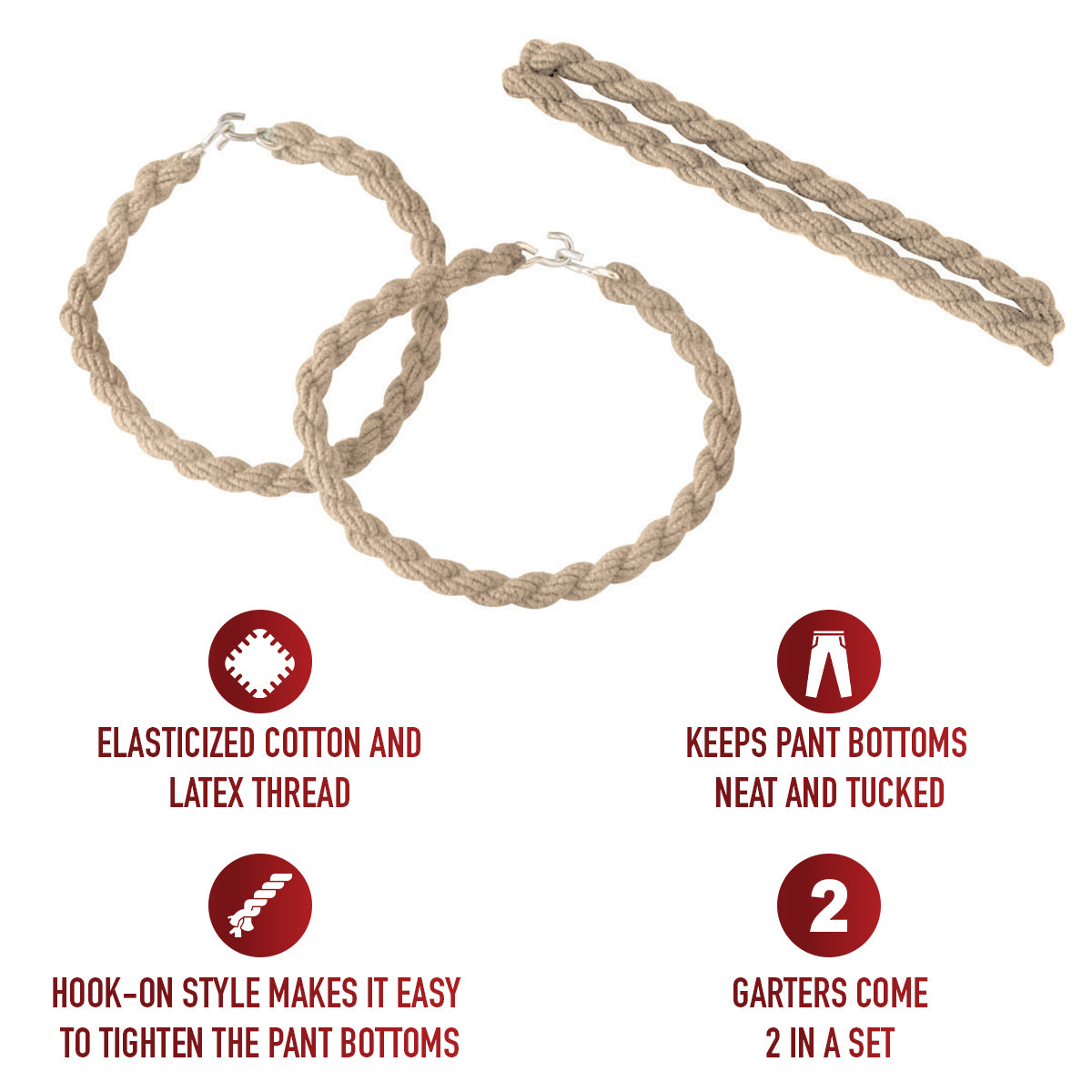 Rothco Blousing Garter Straps