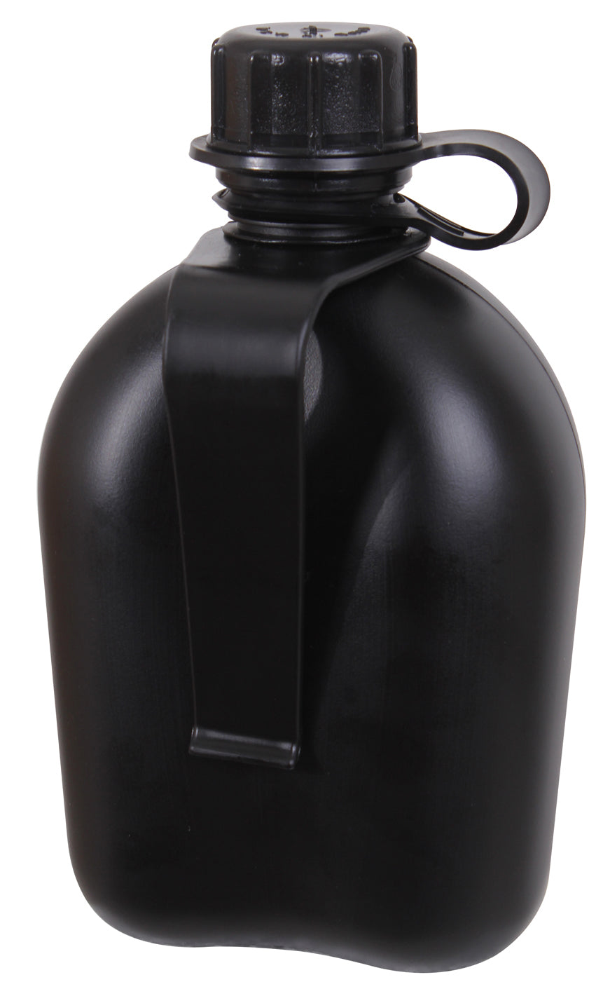Rothco 3 Piece G.I. Plastic Canteen With Clip