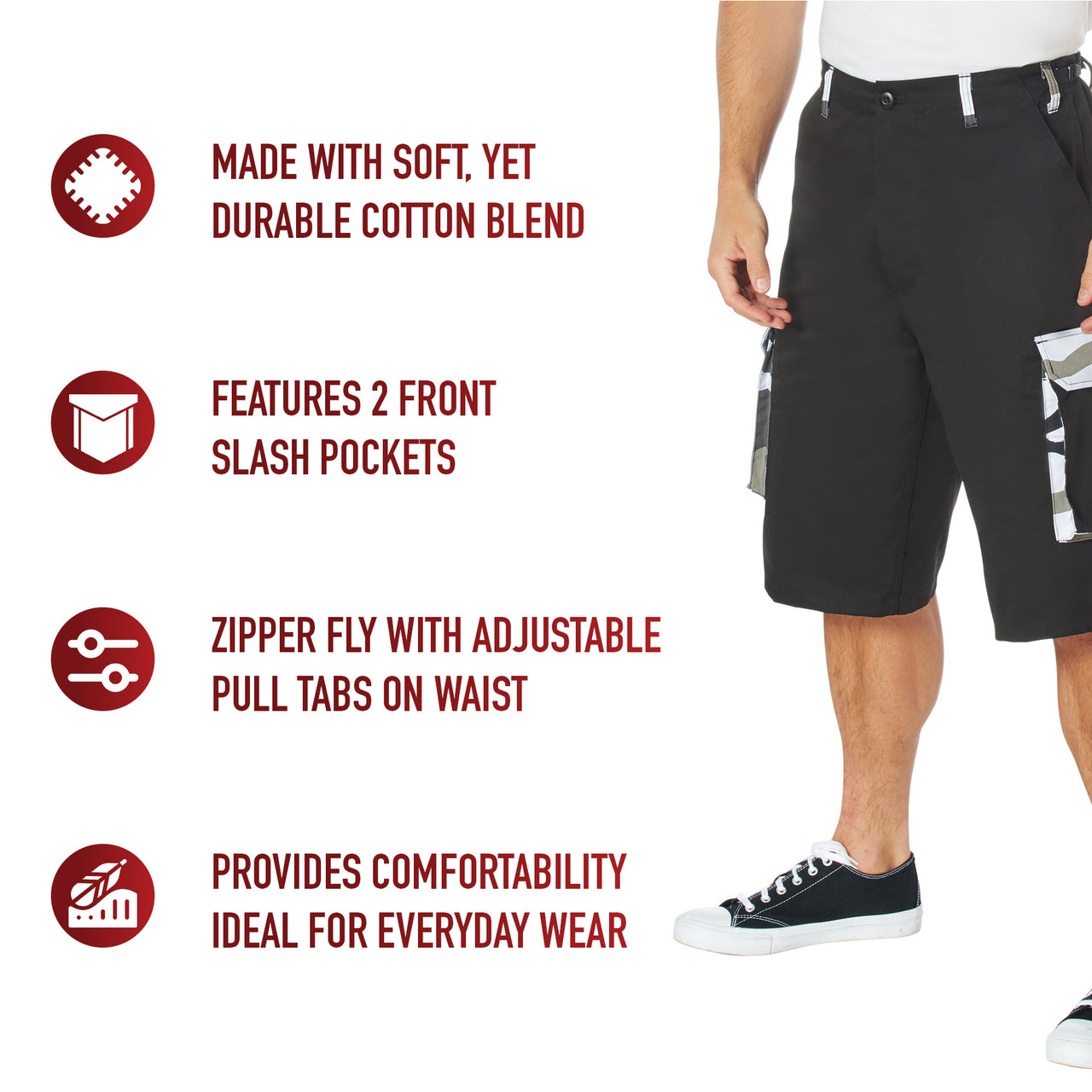 Rothco Camo Accent Shorts