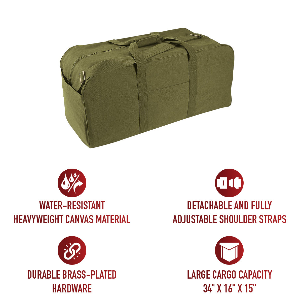 Rothco Jumbo Canvas Cargo Bag