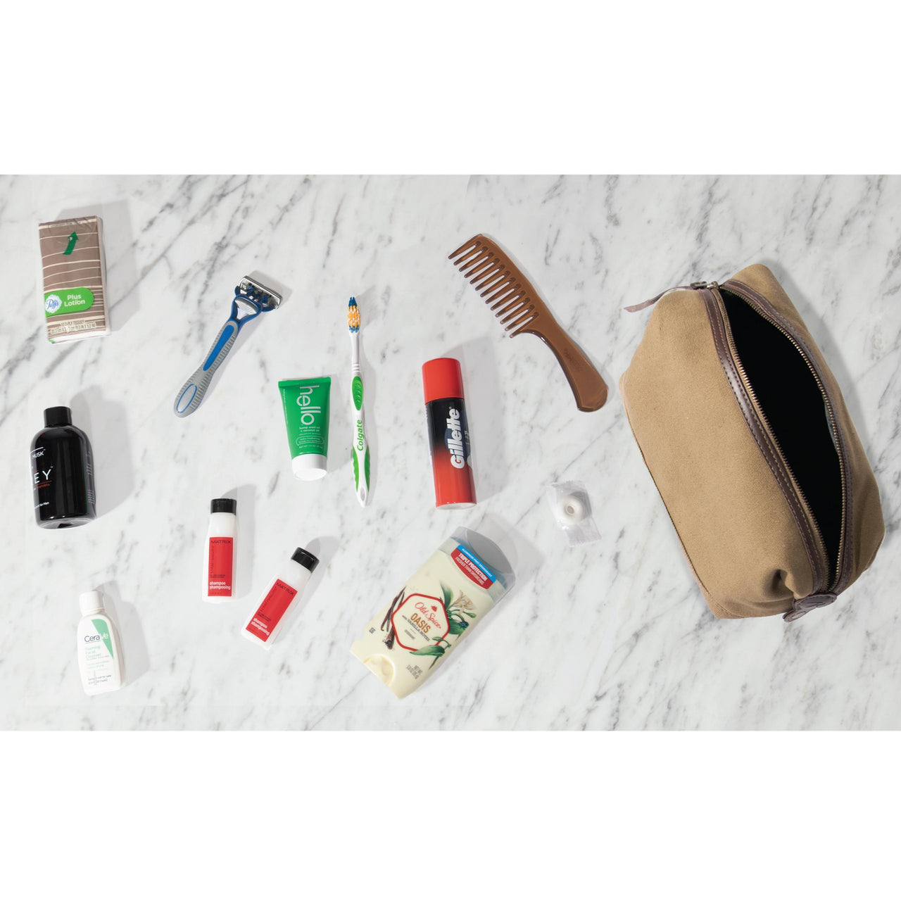 Rothco Canvas & Leather Travel Kit