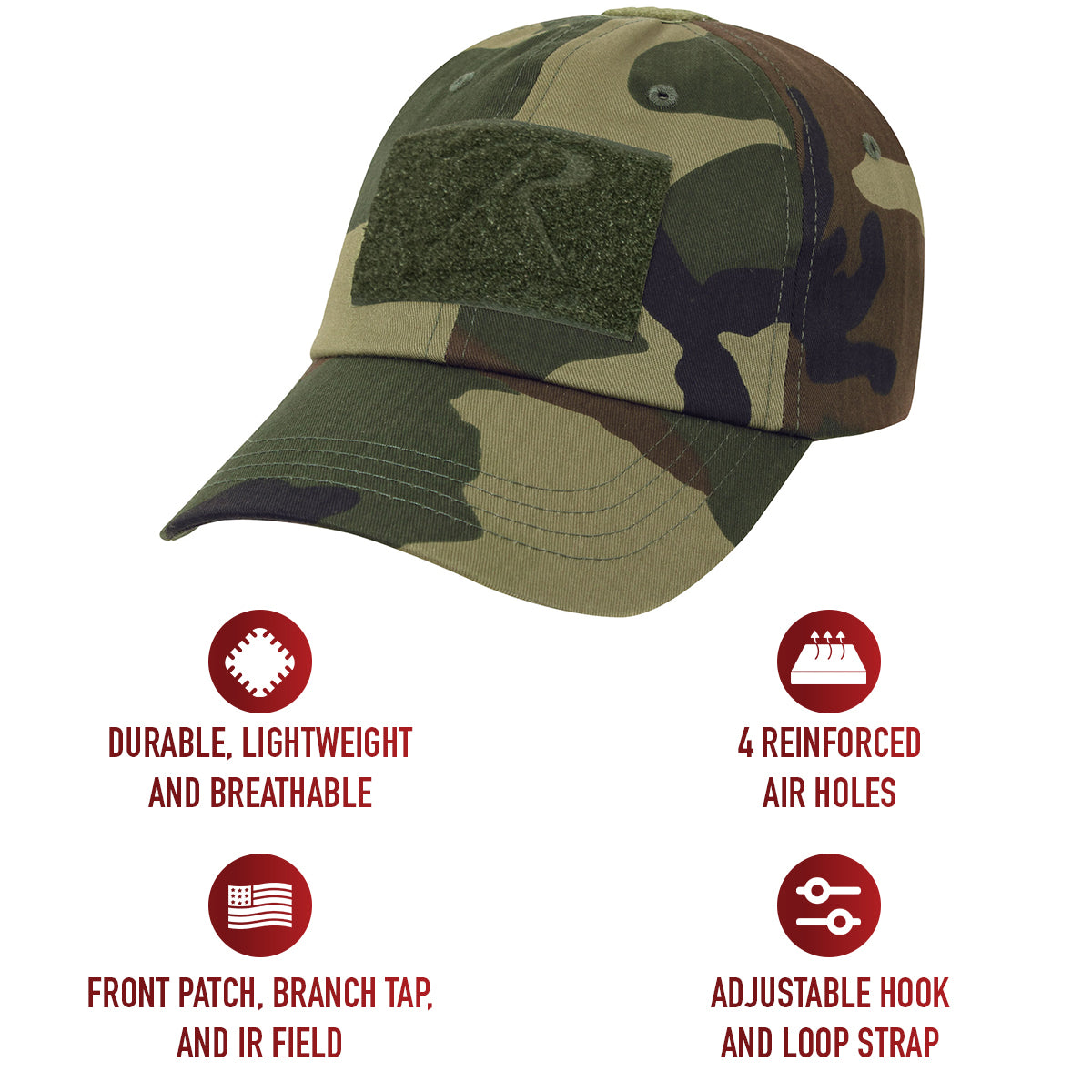 Rothco X Bear Archery Fred Bear Camo Tactical Operator Cap