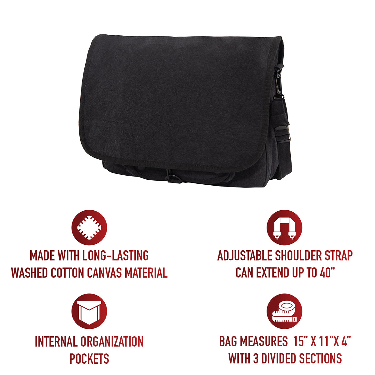 Rothco Vintage Canvas Paratrooper Bag