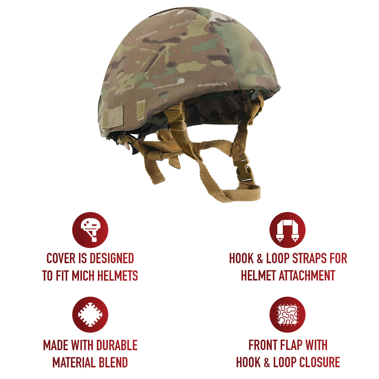 Rothco G.I. Type Camouflage MICH Helmet Cover