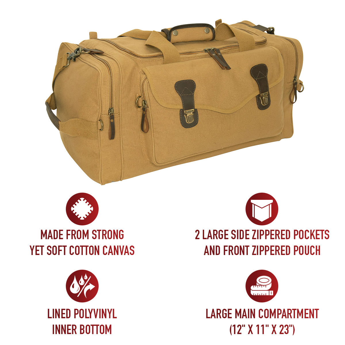 Rothco Canvas Long Weekend Bag