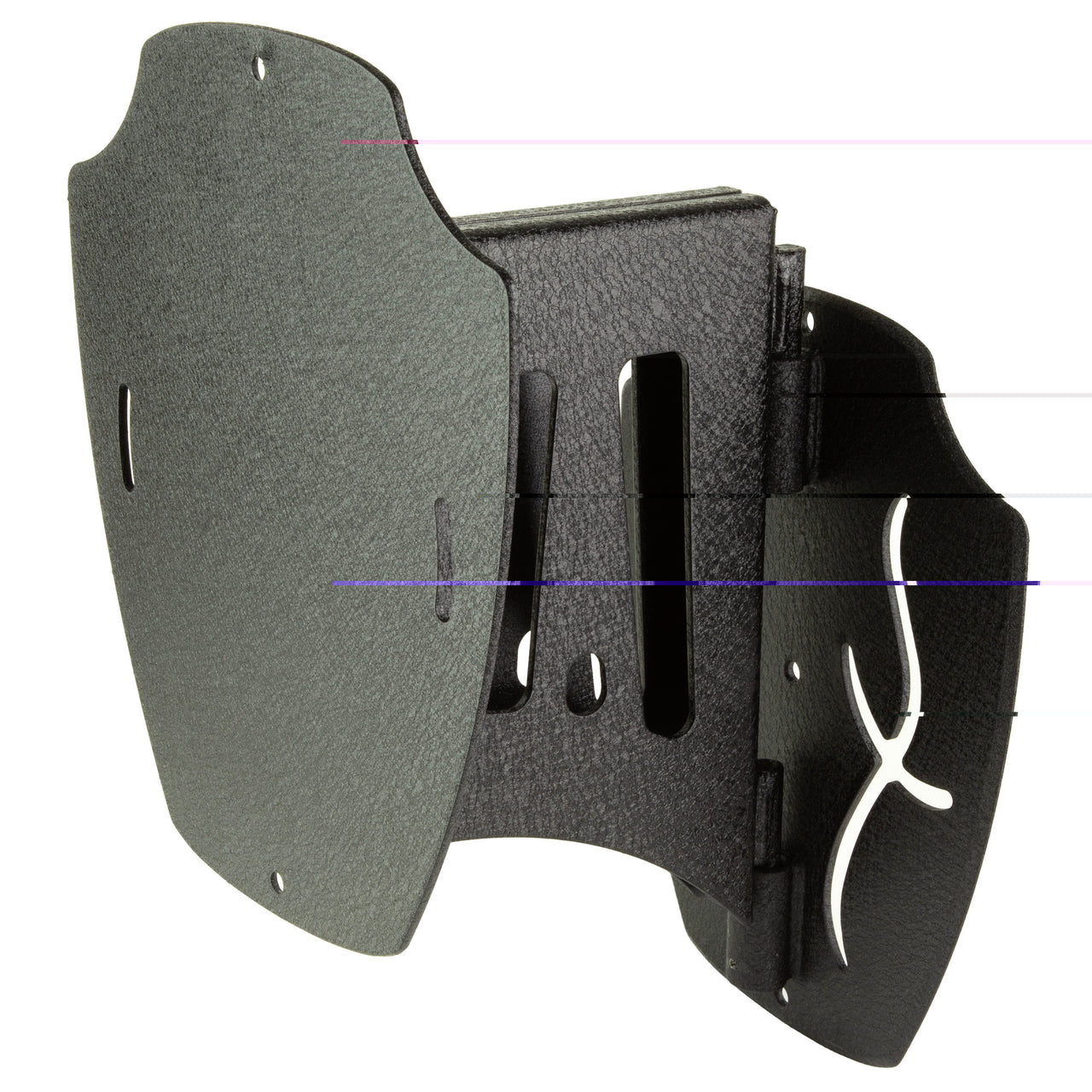 Skull Hooker Lrg Shoulder Mount Blk