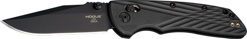 Hogue Deka Able Lock Fldr 3.25 - Clip Point Blade Poly Black