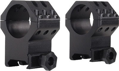 Weaver Rings 6-hole Tactical - 1" Xx-high Matte .640"