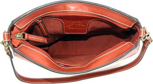 Cameleon Saddle Purse - Concealed Carry Bag Brown!
