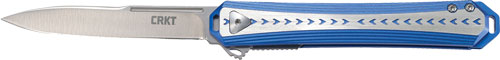 Crkt Stickler 3.38" Folder - Assisted Ss/blue Handle