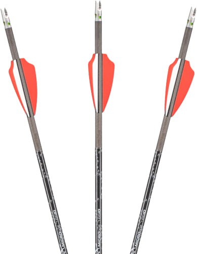 Axe Crossbow Micro Bolt .166" - W/red Lighted Nock 18" 3pk<