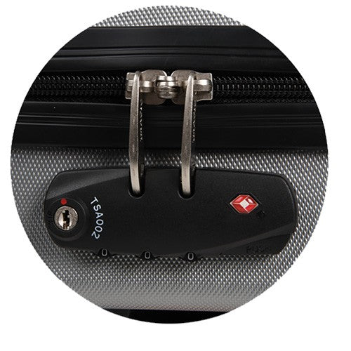 Bulldog Polycarbonate Pistol - Case W/ Tsa Como Lock Grey 9"