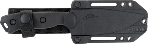 Ka-bar Becker Black Harpoon - 4.5" Fixed W/ Celcon Sheath