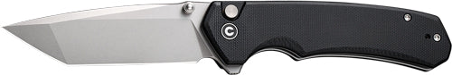 Civivi Knife Brazen 3.46" - Black G-10/stonewash Button Lk