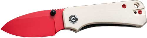 Civivi Knife Baby Banter 2.34" - Ivory G10/red Blade Linerlock!