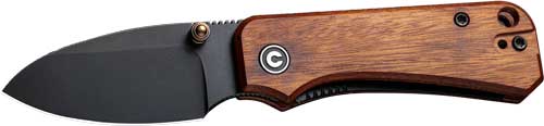 Civivi Knife Baby Banter 2.34" - Wood/black Stonewash Linerlck!