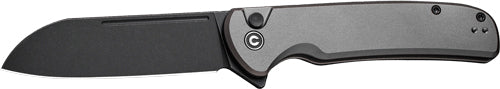 Civivi Knife Chevalier Ii 3.4" - Gray Alum Handle/black Stnwsh
