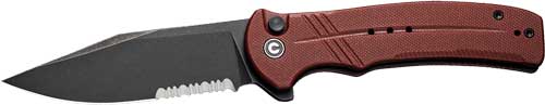 Civivi Knife Cogent 3.47" - Burgundy G10/black Stonewash!