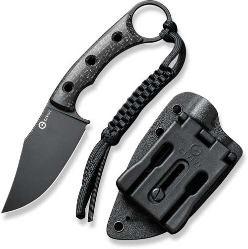 Civivi Knife Midwatch 3.39" - Blk Burlap Micarta/blk Stnwsh!