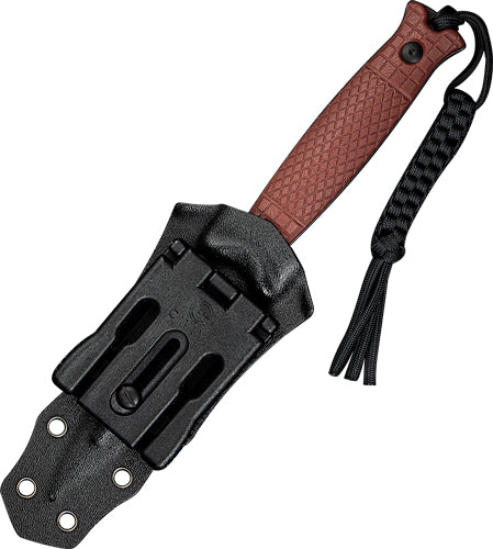 Civivi Knife Perfrico Fixed - 4.49" Bugundy G10/striped Bld