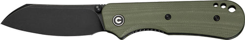Civivi Knife Crabby 2.7" G-10 - Od Green Black Stonewash