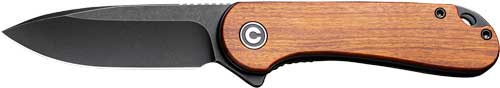 Civivi Knife Elementum 2.96" - Wood/black Stnwsh D2 Lnr Lock!