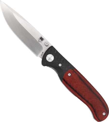 Cobratec Baron Folder 3.25" - Pakkawood/carbon Fiber/ss!
