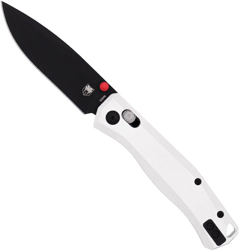 Cobratec Regent Bar Lock Fldr - 3.25" Silver/black S35vn Bld!