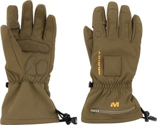 Muddy Nucleus Heated Softshell - Glove Brown Clay X-large