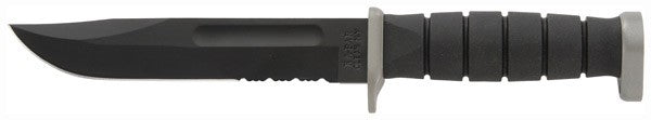 Ka-bar D2 Extreme Knife - 7" Serr W/plastic Sheath