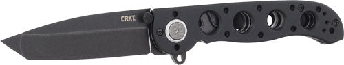 Crkt M16-02db 3.1" Plain Edge - Tanto Black Bld W/deadbolt Ast