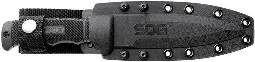 Sog Knife Seal Pup 4.75" - Black Serrated W/kydex Sheath