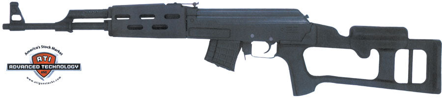 AdvTech. Ak Fiberforce Stock - Black Matte