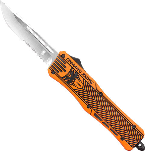 Cobratec Medium Ctk1 Otf - Hunter Orange 3" Drop Serrated