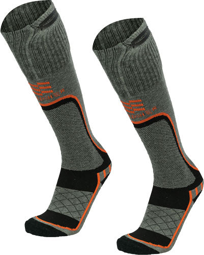 Mobile Warming Men's Premium - 2.0 Merino Htd Socks Gray Xl!