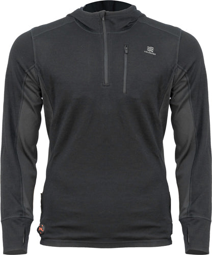 Mobile Warming Men's Merino - Heated Shirt Black Large!