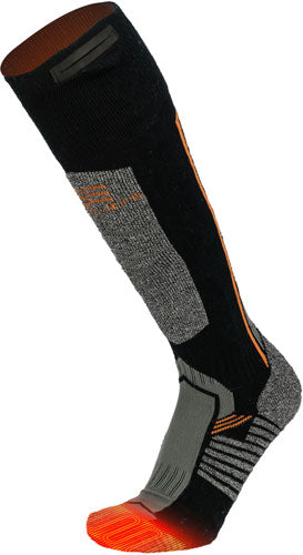 Mobile Warming Men's Pro - Merino Heated Socks Gray Xlrg!