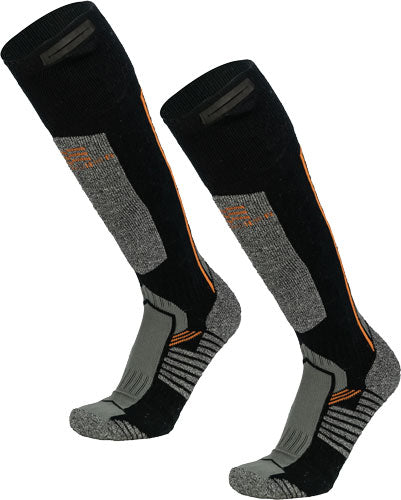 Mobile Warming Men's Pro - Merino Heated Socks Gray Xlrg!