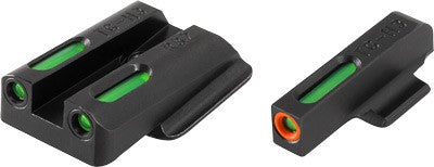 Truglo Sight Set Ruger Lc9/s - Tfx Pro Green/orange Outline<
